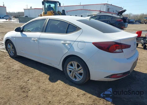 2019 Hyundai Elantra Sel from USA, damaged, VIN 5NPD84LF2KH452815